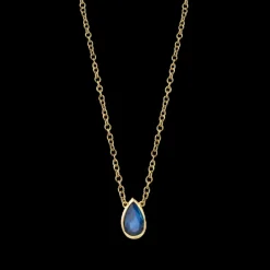 The Last Line Teardrop Necklace