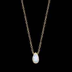 The Last Line Teardrop Necklace