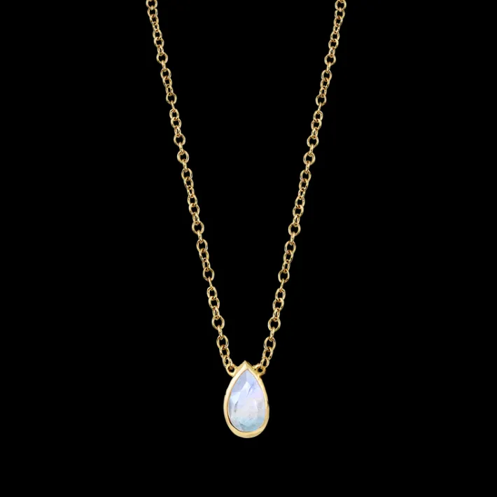 The Last Line Teardrop Necklace
