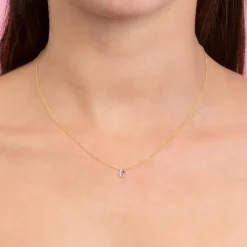 The Last Line Teardrop Necklace