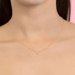 The Last Line Teardrop Necklace