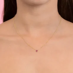 The Last Line Teardrop Necklace