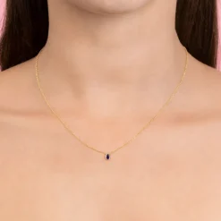 The Last Line Teardrop Necklace