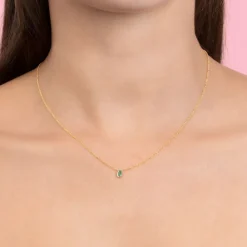 The Last Line Teardrop Necklace