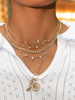 The Last Line Teardrop Necklace