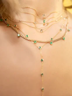 The Last Line Teardrop Necklace