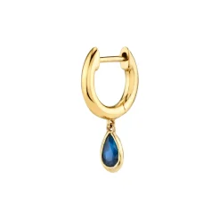 The Last Line Teardrop Slim Hoop
