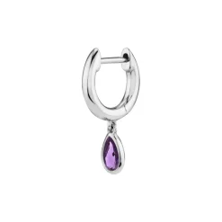 The Last Line Teardrop Slim Hoop