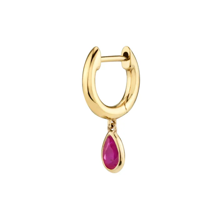 The Last Line Teardrop Slim Hoop