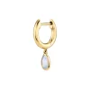 The Last Line Teardrop Slim Hoop