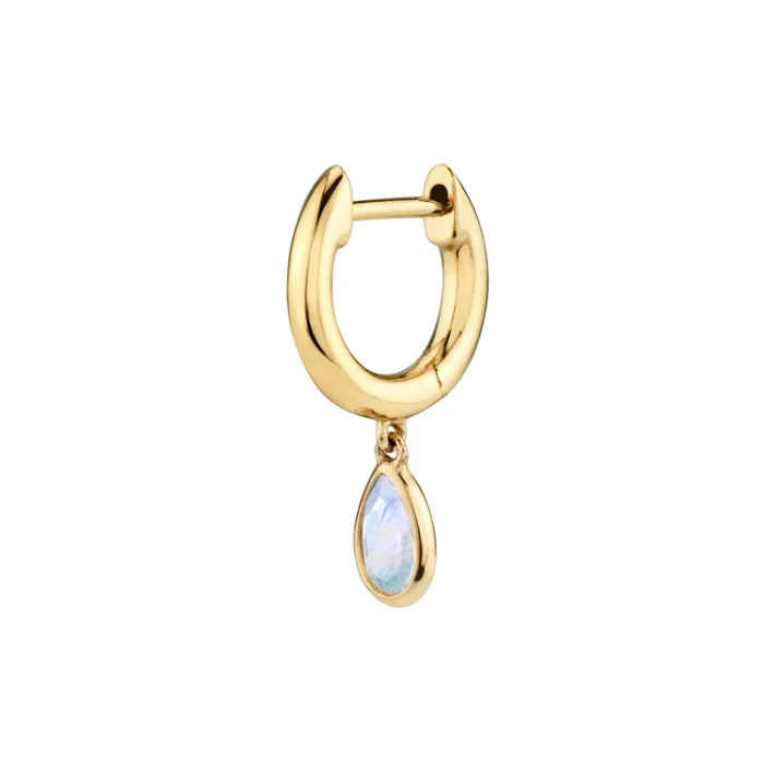 The Last Line Teardrop Slim Hoop