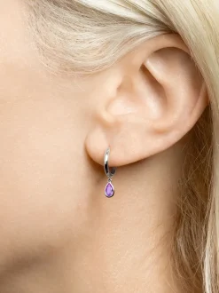 The Last Line Teardrop Slim Hoop