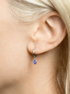 The Last Line Teardrop Slim Hoop