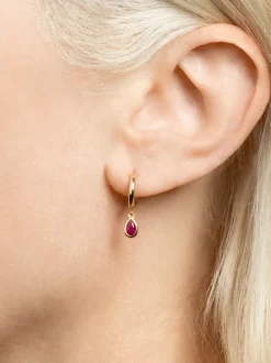 The Last Line Teardrop Slim Hoop