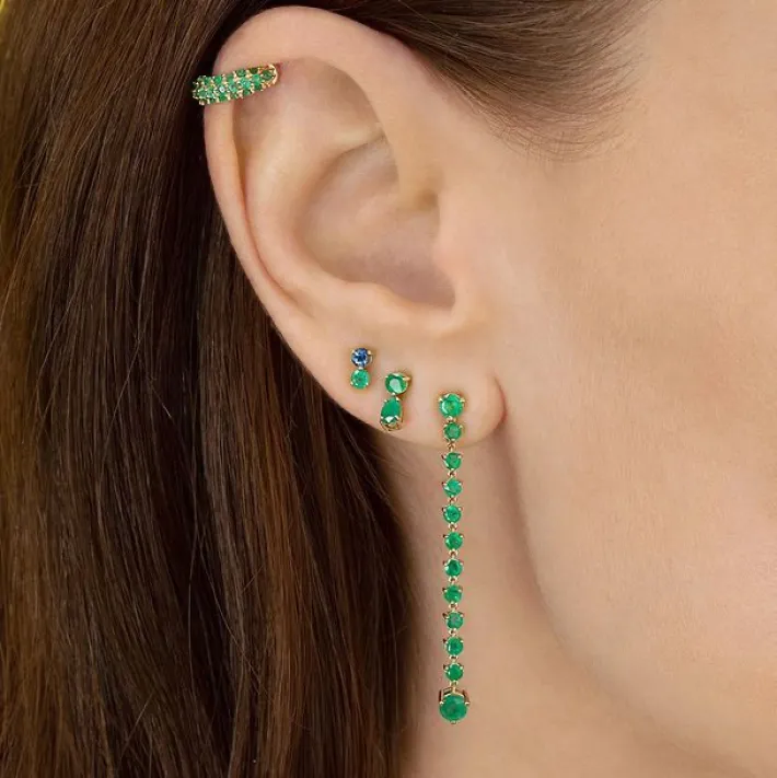 The Last Line Teardrop Stud