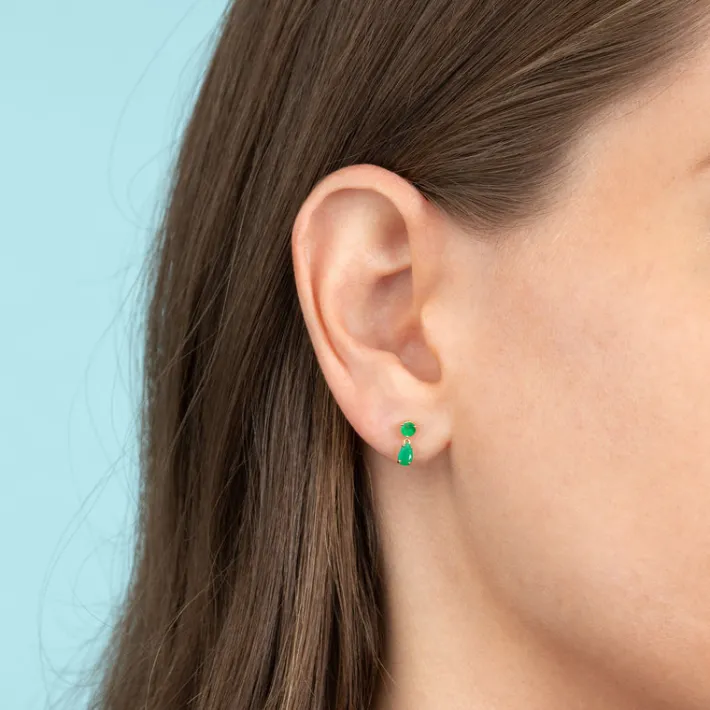 The Last Line Teardrop Stud