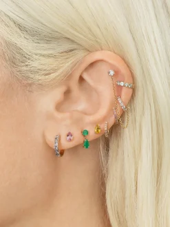 The Last Line Teardrop Stud