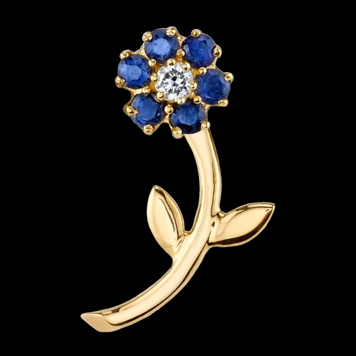 The Last Line Teddy Flower Earring