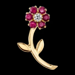 The Last Line Teddy Flower Earring