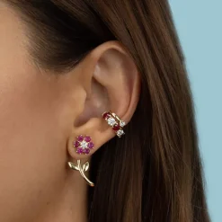 The Last Line Teddy Flower Earring