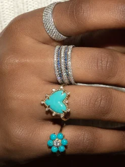 The Last Line Teddy Flower Ring