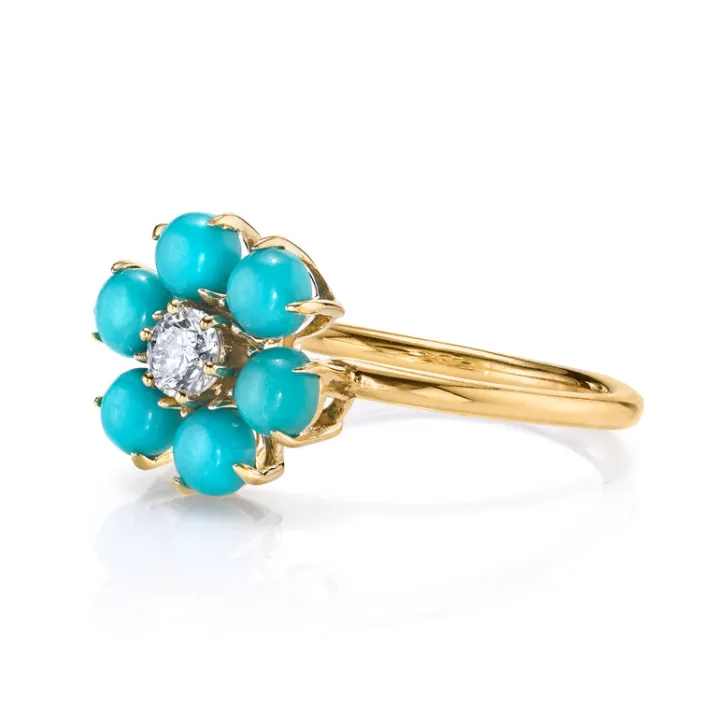 The Last Line Teddy Flower Ring