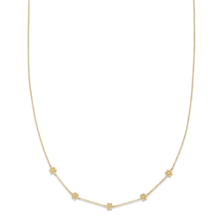 The Last Line Teddy Flower Station Necklace