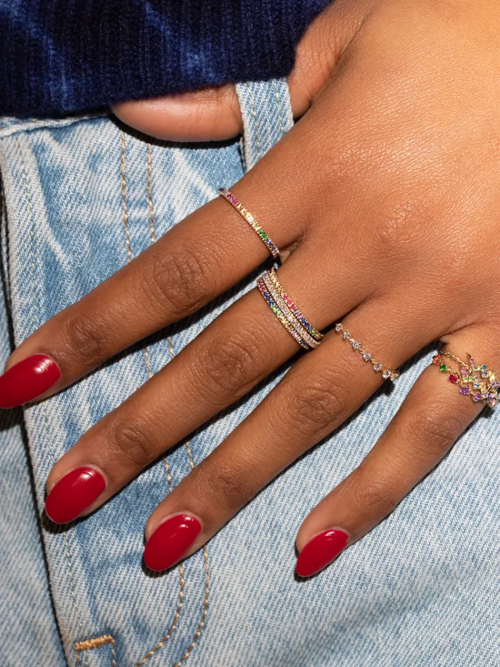 The Last Line Tennis Chain Ring