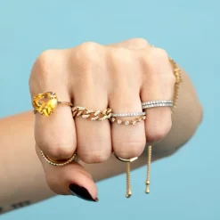 The Last Line Tennis Chain Ring