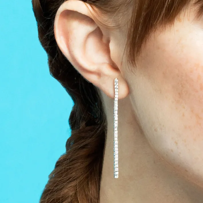 The Last Line Tennis Earring