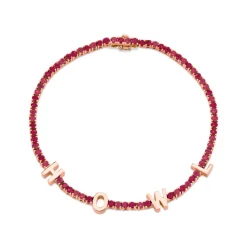 The Last Line The Perfect Personalized Tennis Bracelet
