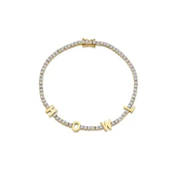 The Last Line The Perfect Personalized Tennis Bracelet