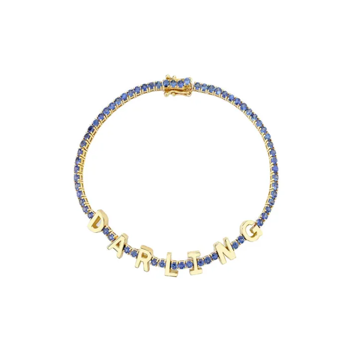 The Last Line The Perfect Personalized Tennis Bracelet