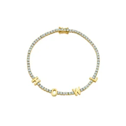 The Last Line The Perfect Personalized Tennis Bracelet