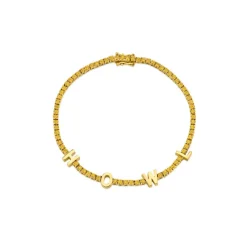 The Last Line The Perfect Personalized Tennis Bracelet