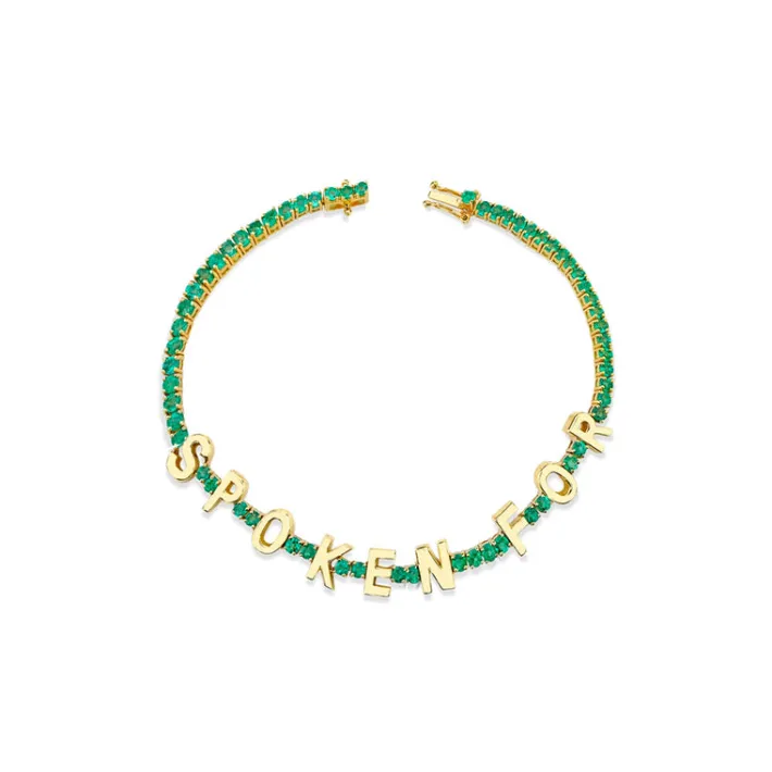The Last Line The Perfect Personalized Tennis Bracelet