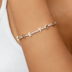 The Last Line The Perfect Personalized Tennis Bracelet