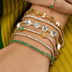 The Last Line The Perfect Personalized Tennis Bracelet