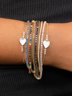 The Last Line The Perfect Personalized Tennis Bracelet