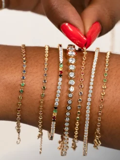 The Last Line The Perfect Personalized Tennis Bracelet