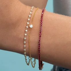 The Last Line The Perfect Personalized Tennis Bracelet