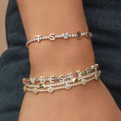 The Last Line The Perfect Personalized Tennis Bracelet
