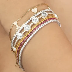 The Last Line The Perfect Personalized Tennis Bracelet