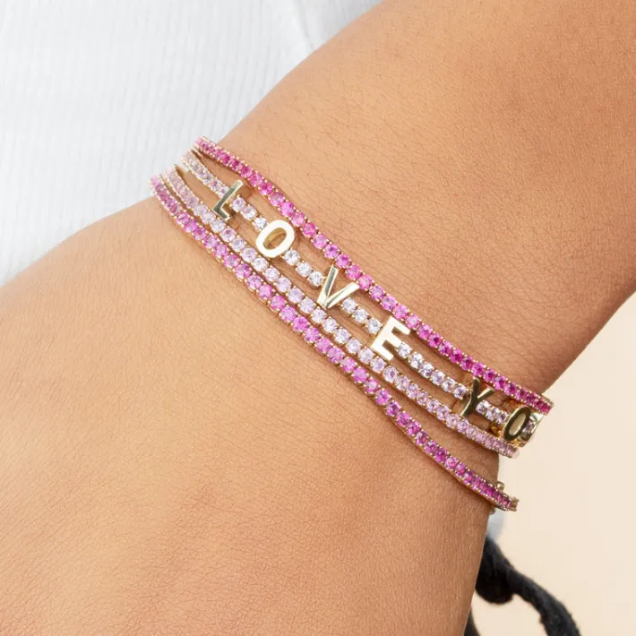 The Last Line The Perfect Personalized Tennis Bracelet
