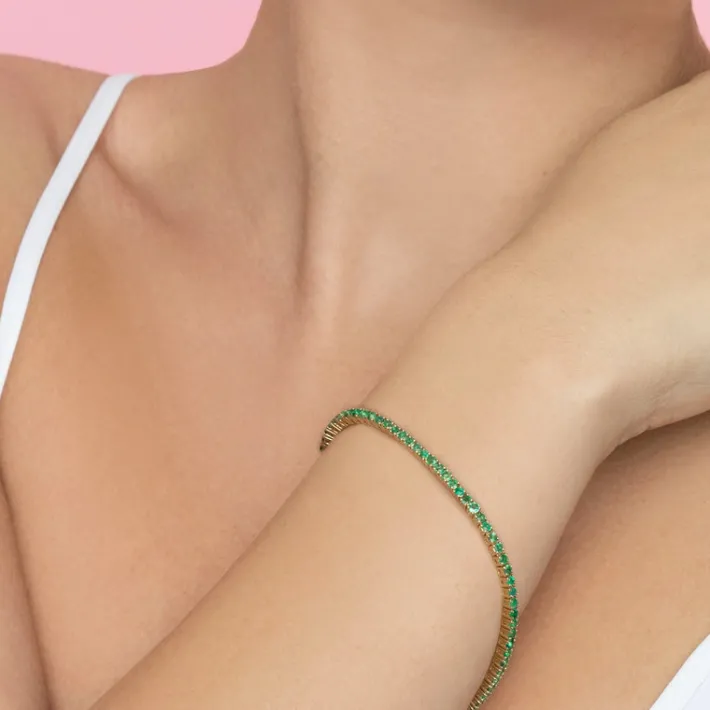 The Last Line The Perfect Personalized Tennis Bracelet
