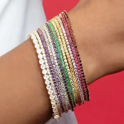 The Last Line The Perfect Personalized Tennis Bracelet