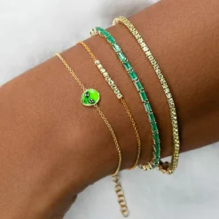 The Last Line The Perfect Personalized Tennis Bracelet