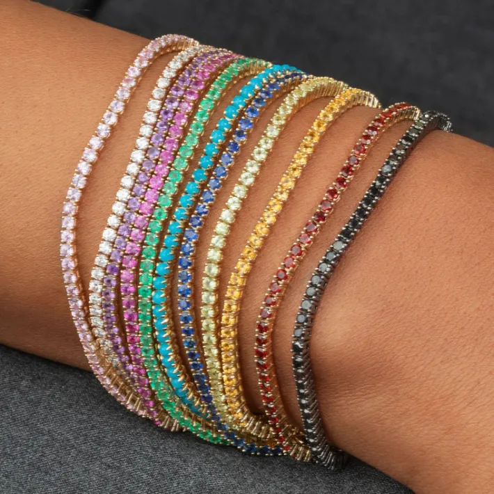 The Last Line The Perfect Personalized Tennis Bracelet