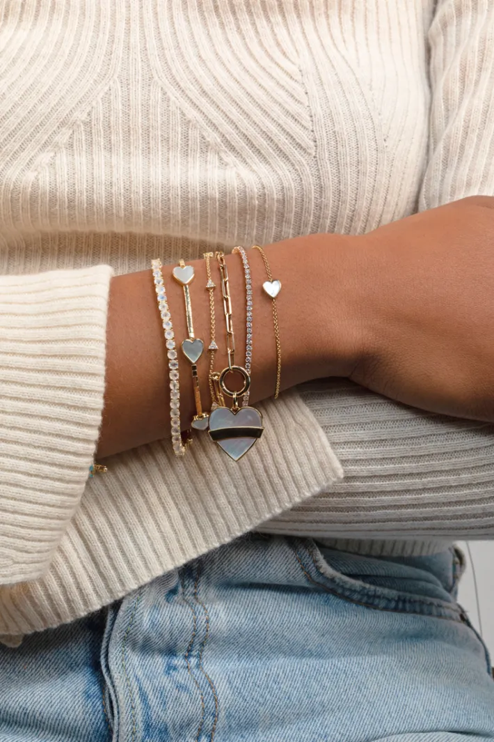 The Last Line The Perfect Personalized Tennis Bracelet