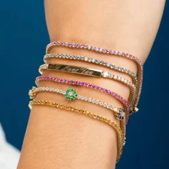 The Last Line The Perfect Personalized Tennis Bracelet